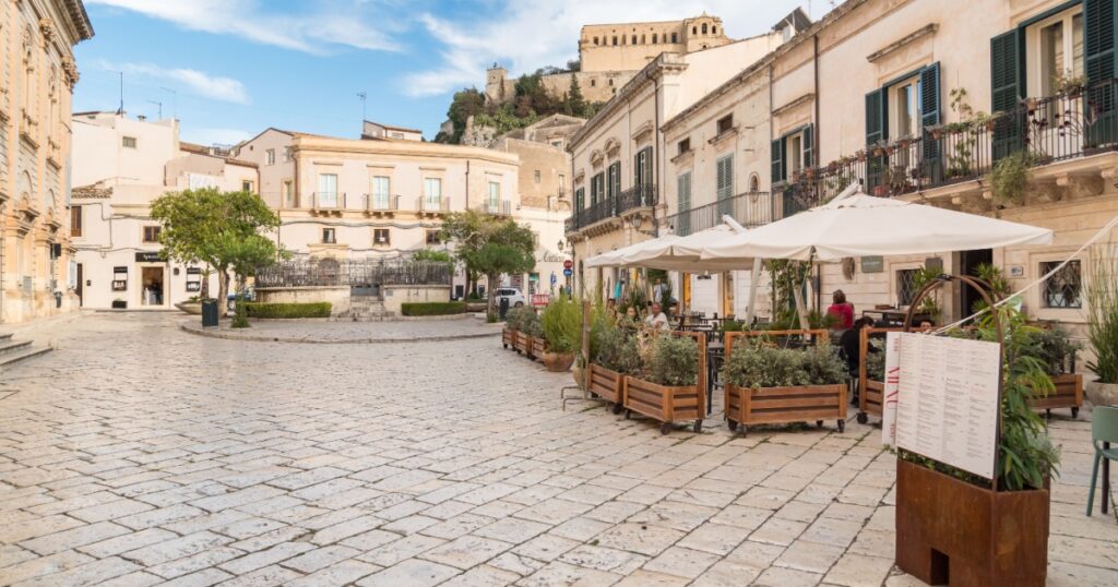Historic center of Scicli, city of baroque in province of Ragusa.