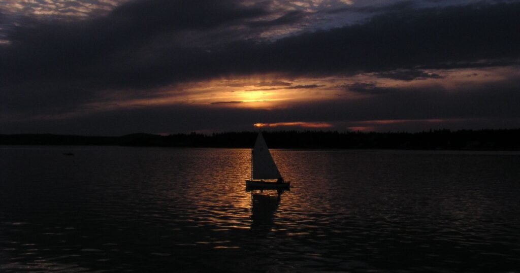 Shutterstock Sunset on a boat in St Andrews by the Sea, New Brunswick, Canada