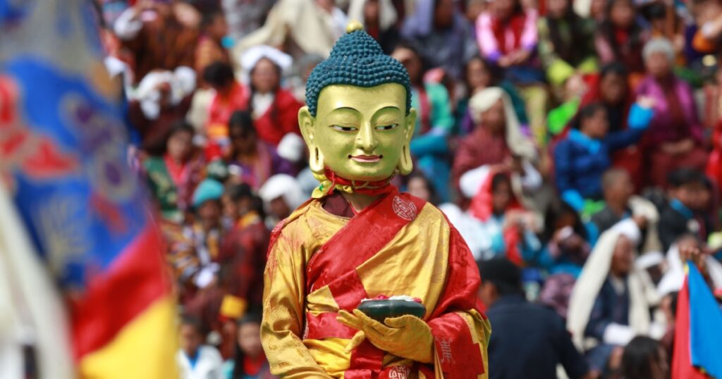 Dance of Guru Shakya Singye from Eight Manifestation during Thimphu Tshechu