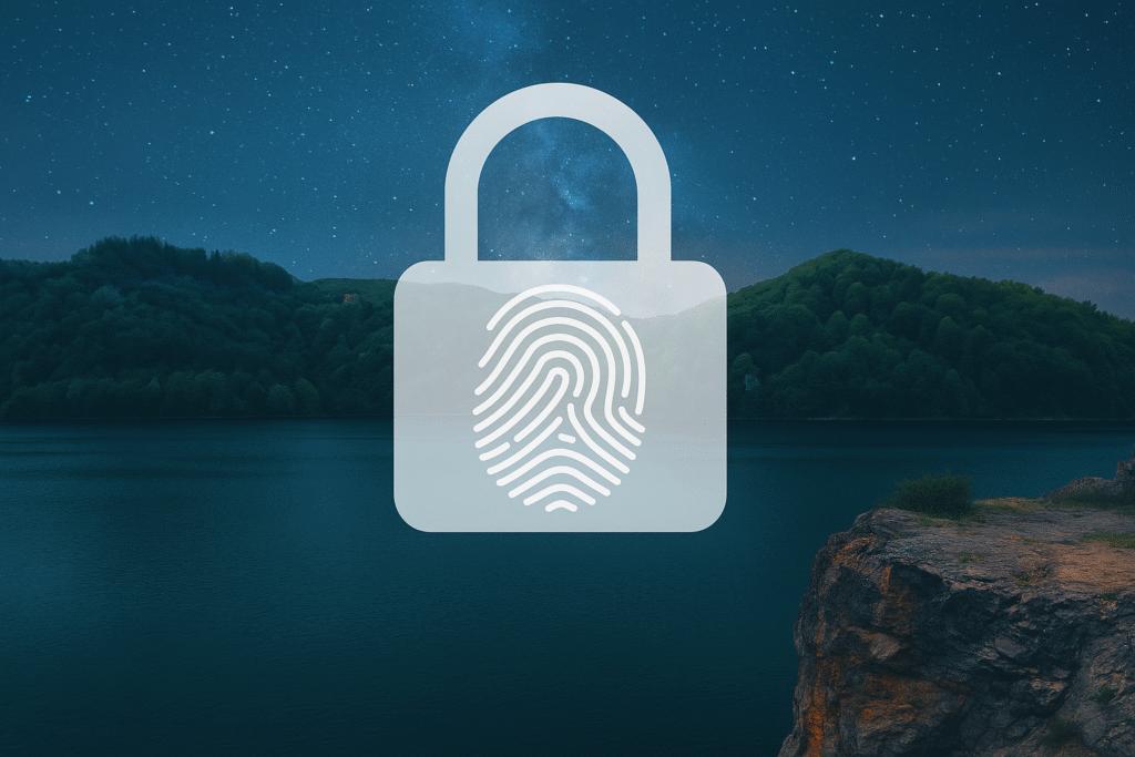 Conceptual travel image showing data transparency and ethical AI in luxury travel.