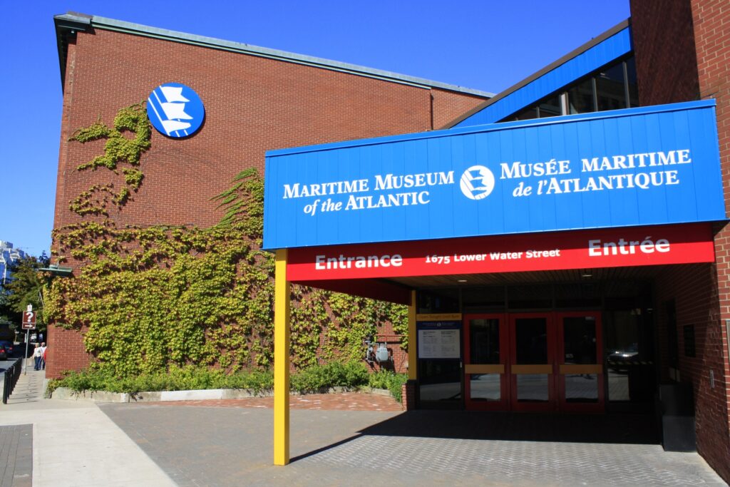 Entrance to the Maritime Museum of the Atlantic on Halifax’s waterfront.