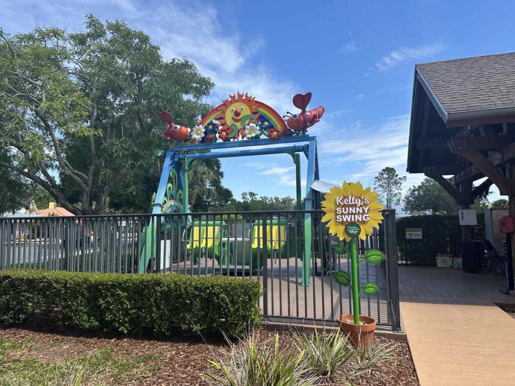 Kelly’s Sunny Swing entrance at Give Kids The World Village in Kissimmee, Florida.